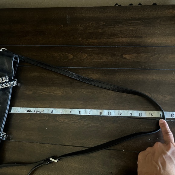 NWT - Michael Kors Chain Link Leather Black Handbag – Vintage - Picture 13 of 15